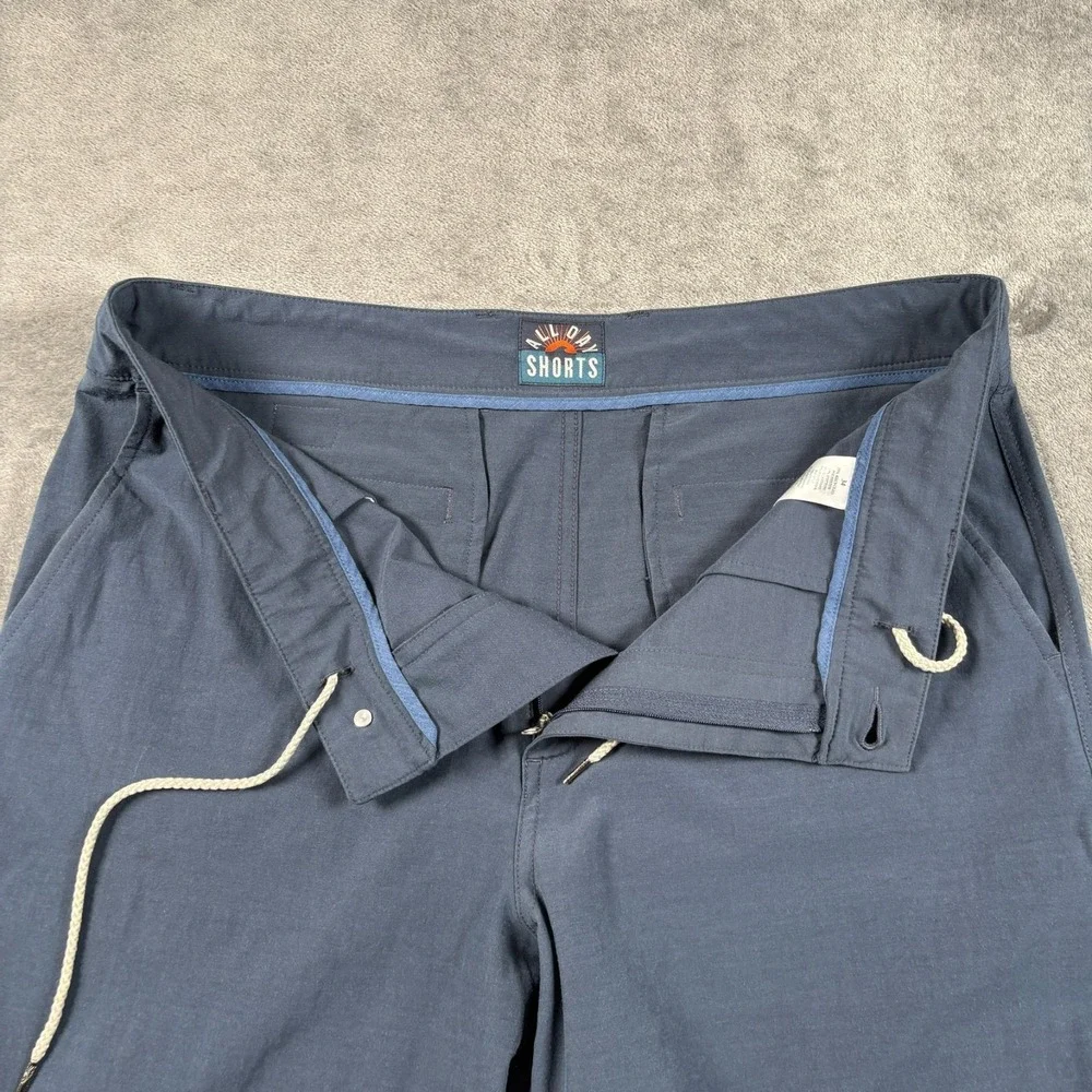 Faherty Shorts Mens 34 Blue All Day Chino Stretch 8